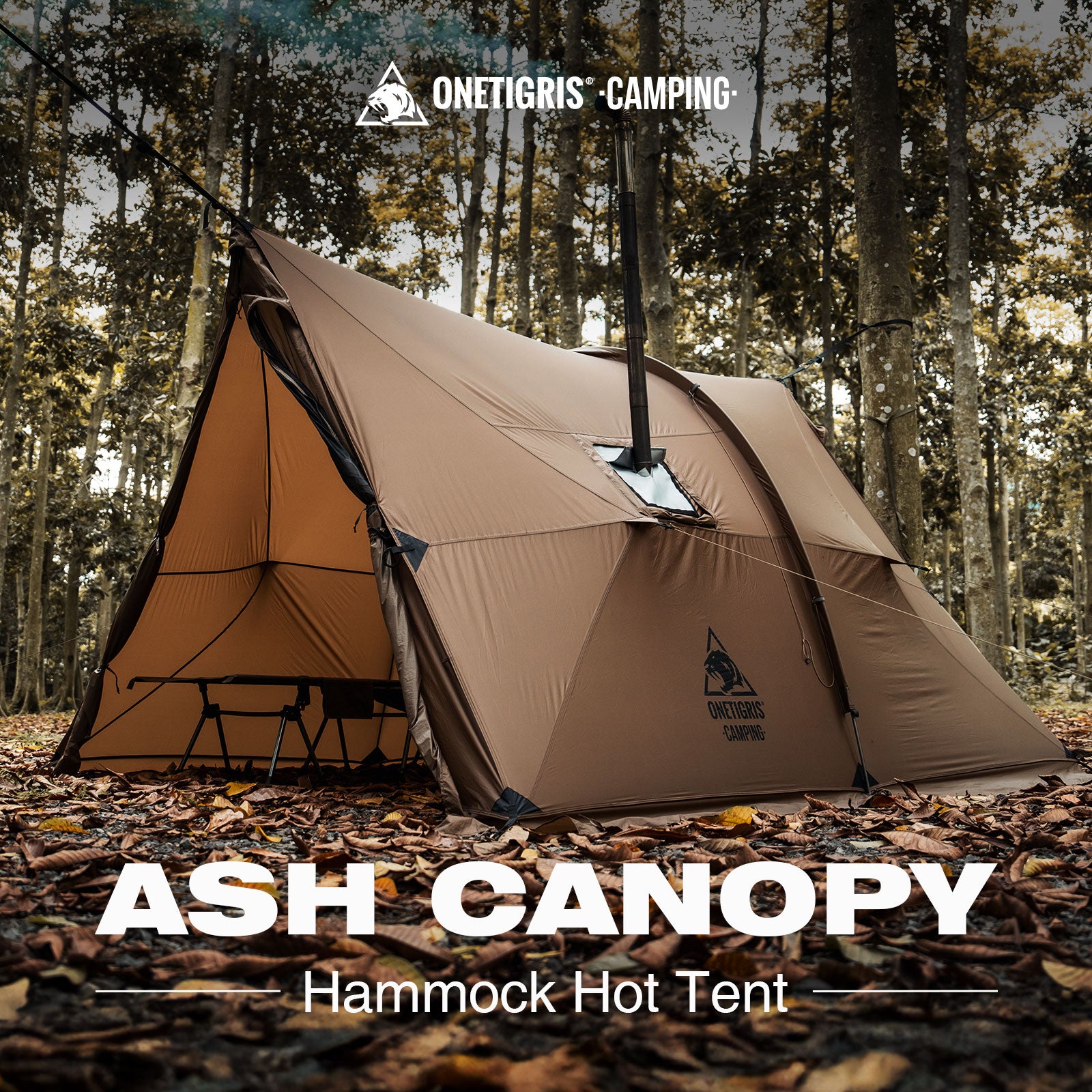 ONETIGRIS ASH CANOPY Hammock Hot Tent