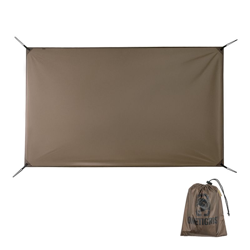 OneTigris Tentonderlegger voor 2 personen, waterdichte tentzeil, ultralichte tentbodem voor kamperen, wandelen, picknicken, 210 x 170 cm OneTigris Tentonderlegger voor 2 personen, waterdichte tentzeil, ultralichte tentbodem voor kamperen, wandelen, picknicken, 210 x 170 cm