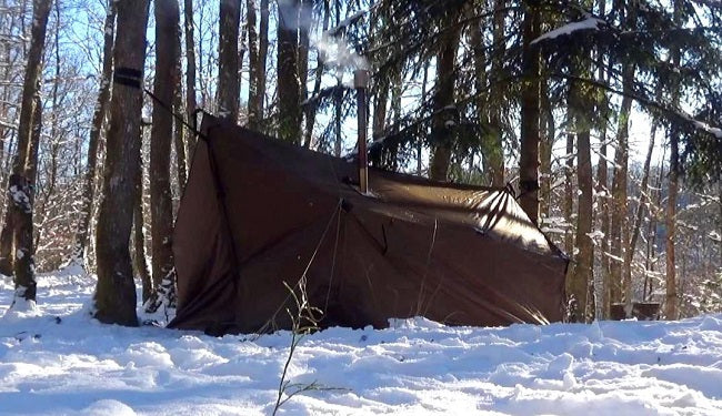 "TEGIMEN" HOT TENT/HAMMOCK AWNING USER REVIEW (VIDEO)