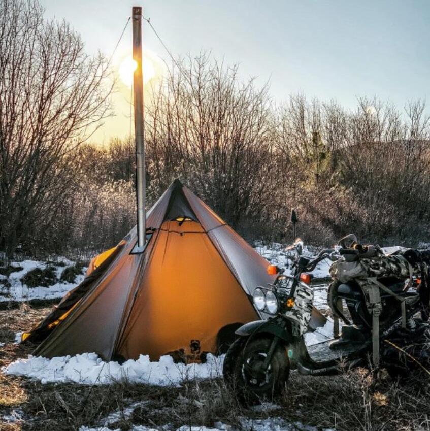 "IRON WALL" CHIMNEY TENT