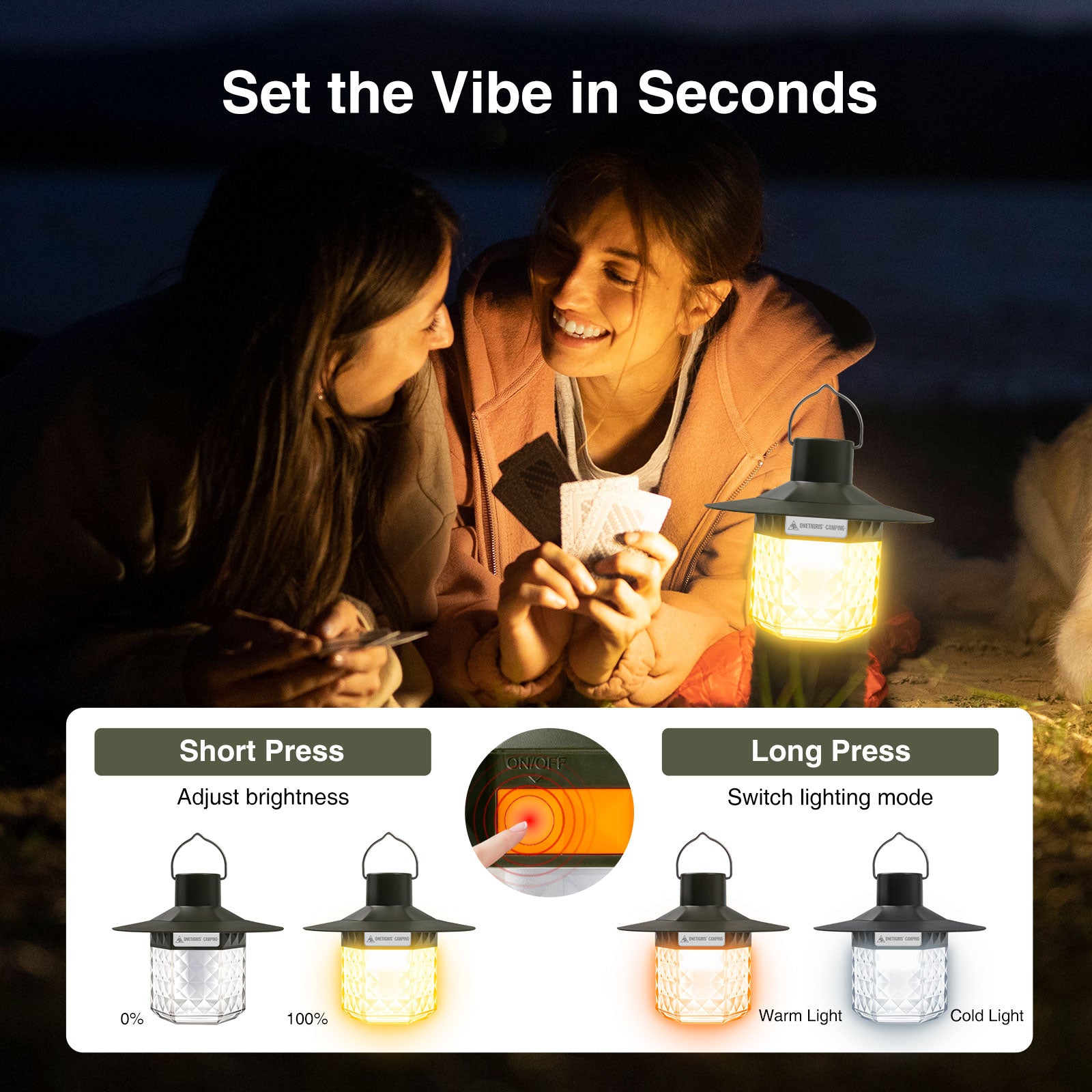 OneTigris LED Camping Lantern