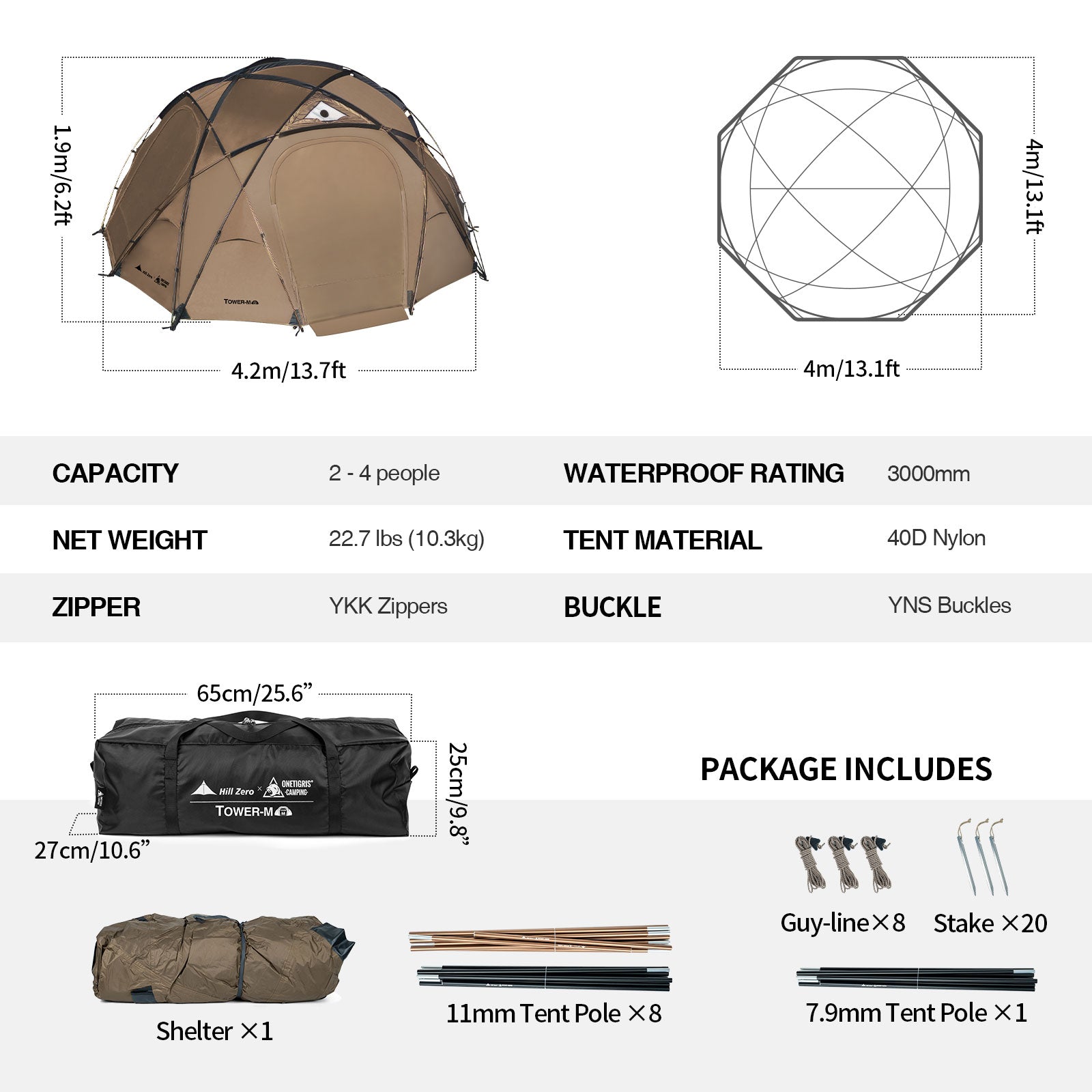 【REDPEPPER GD】ONETIGRIS Accessories – OneTigris Camping