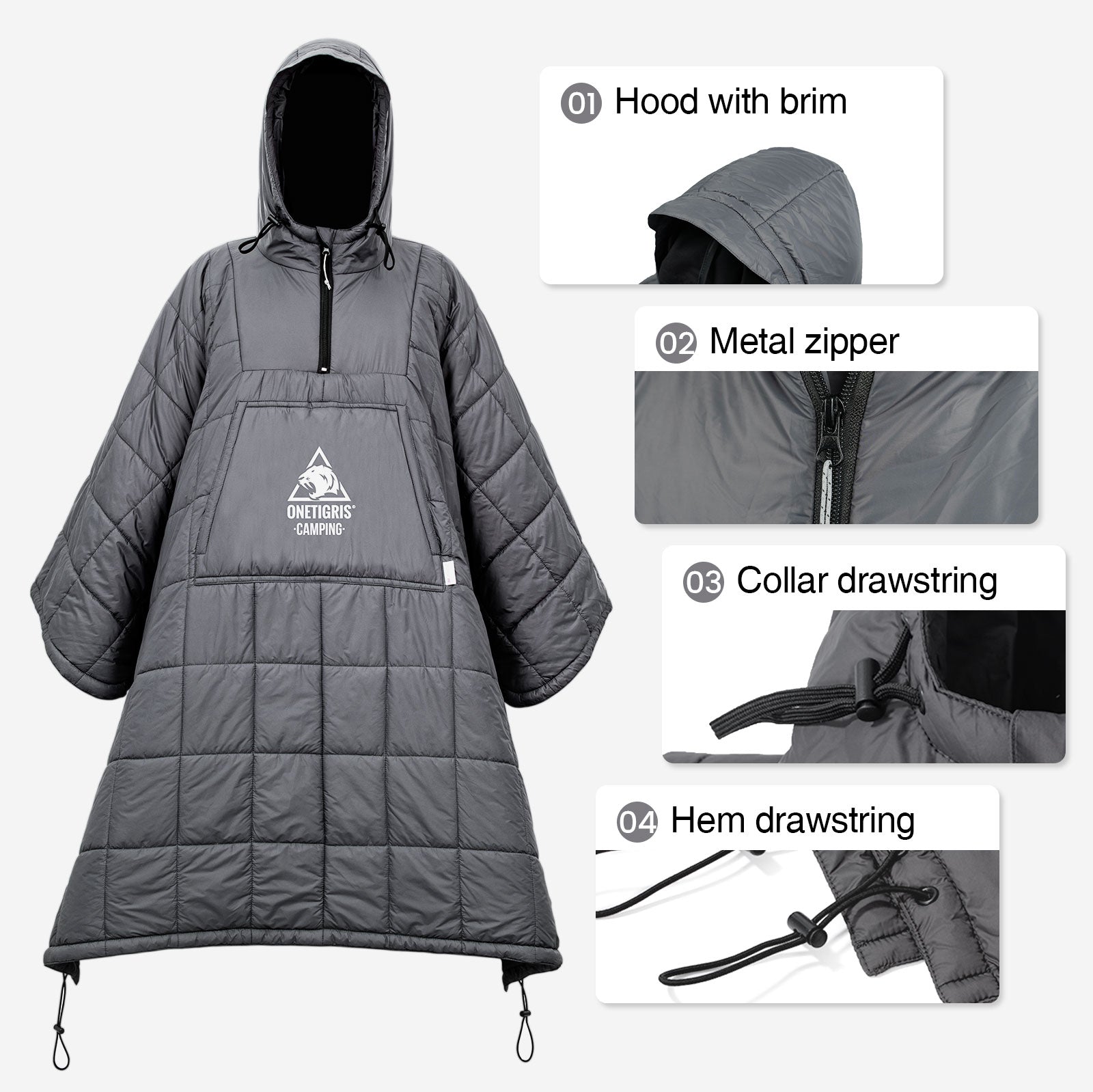 Outdoor Honcho Poncho | OneTigris Camping Outdoor Honcho Poncho | OneTigris Camping