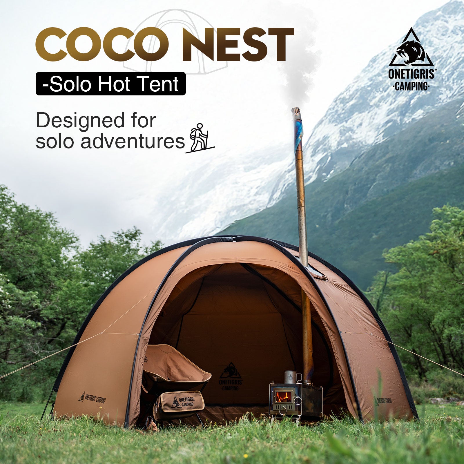 Onetigris  COCO NEST  Solo Hot Tent（Pre-sale）