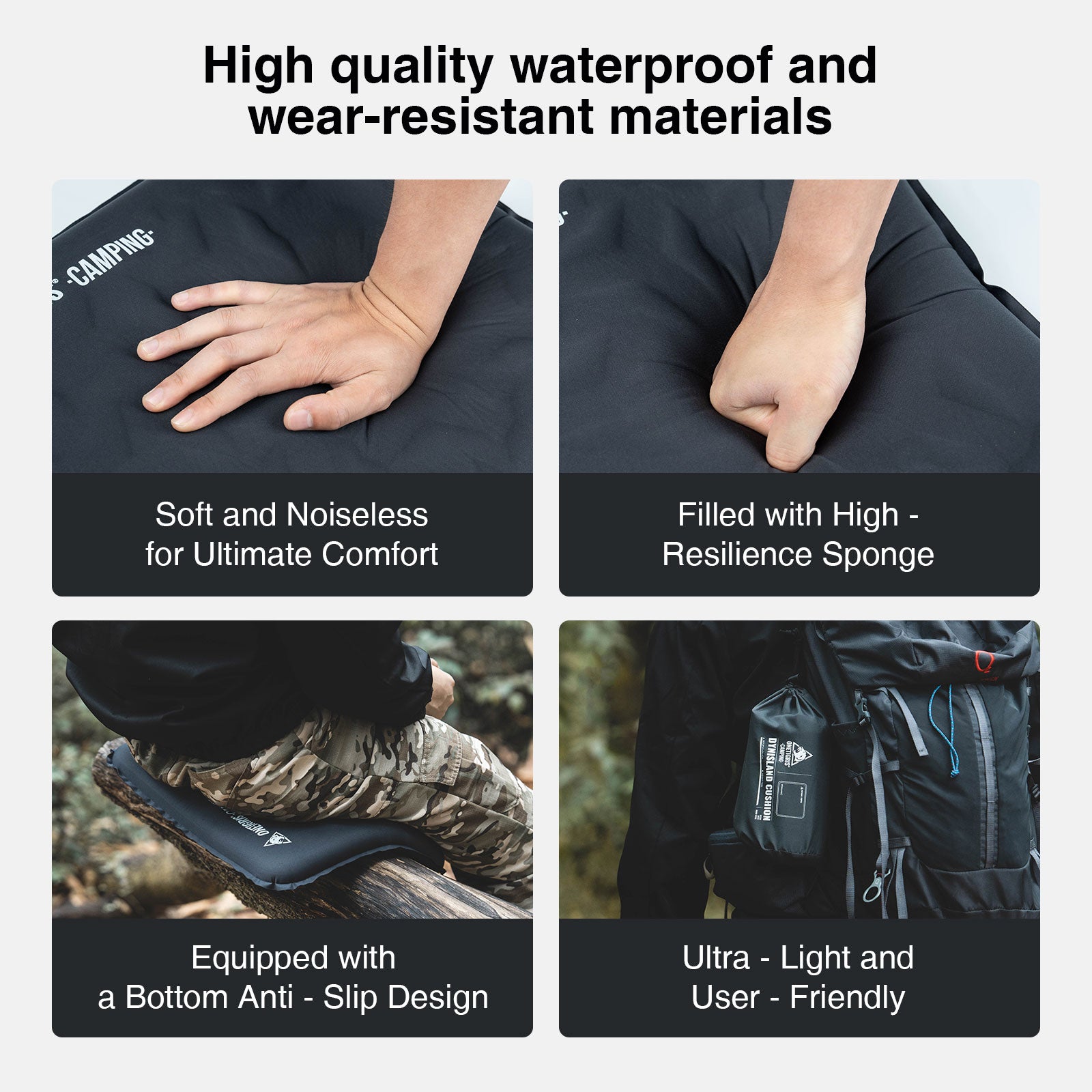 DYNISLAND SELF-INFLATING SEAT CUSHION