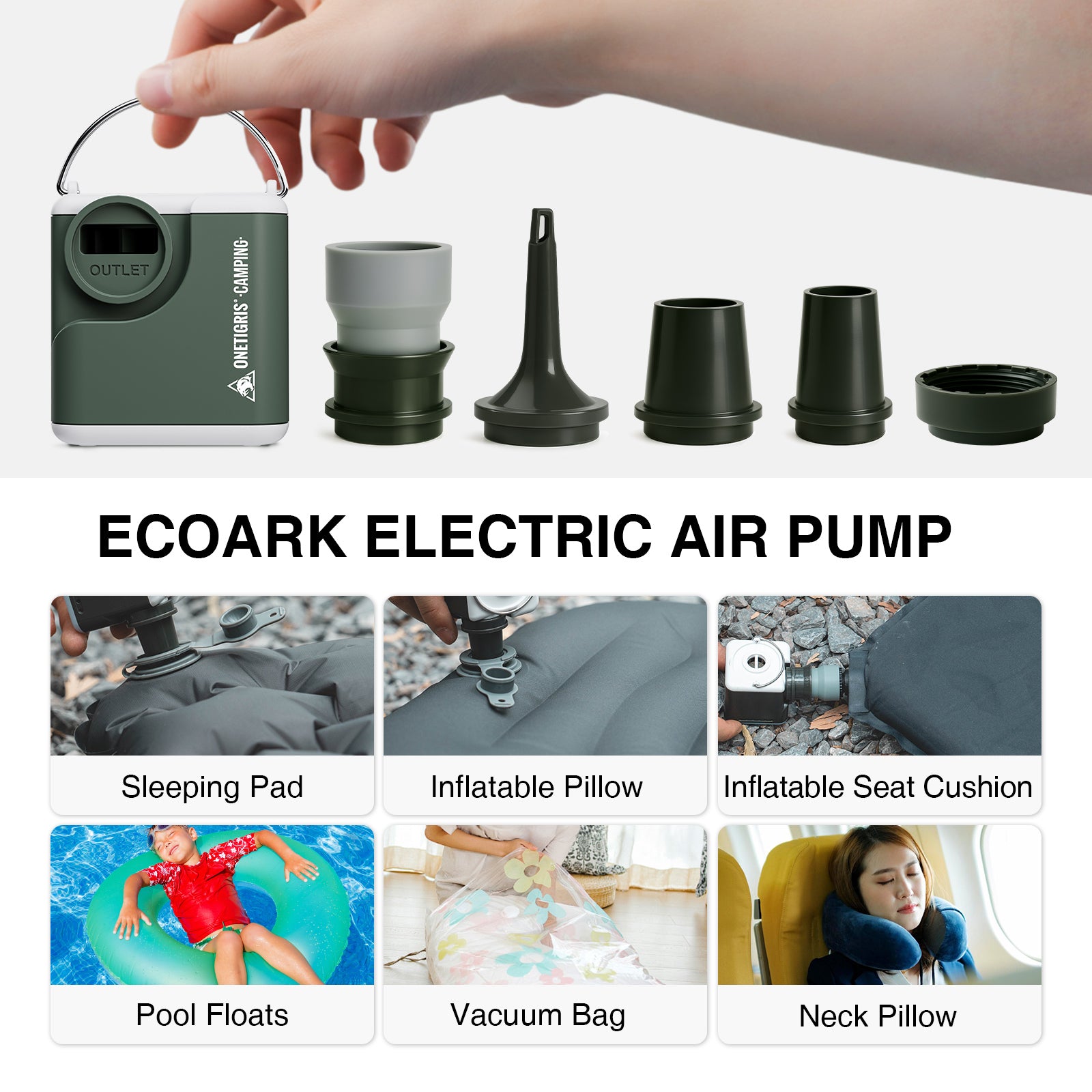 ECOARK ELECTRIC AIR PUMP – OneTigris Camping