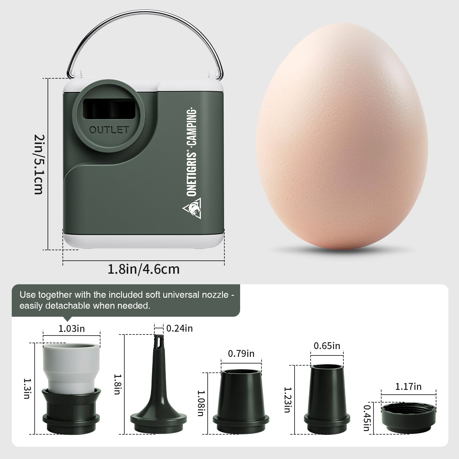ECOARK ELECTRIC AIR PUMP – OneTigris Camping