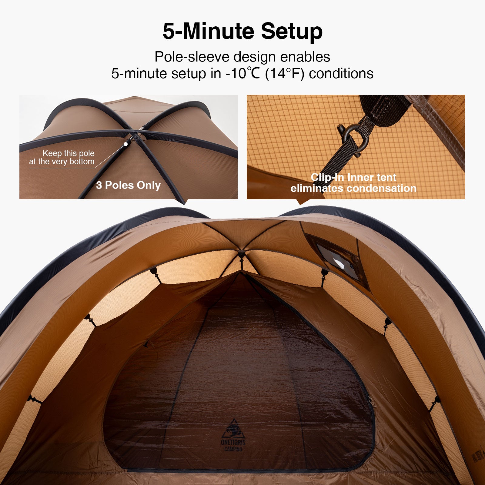 Onetigris  COCO NEST  Solo Hot Tent（Pre-sale）