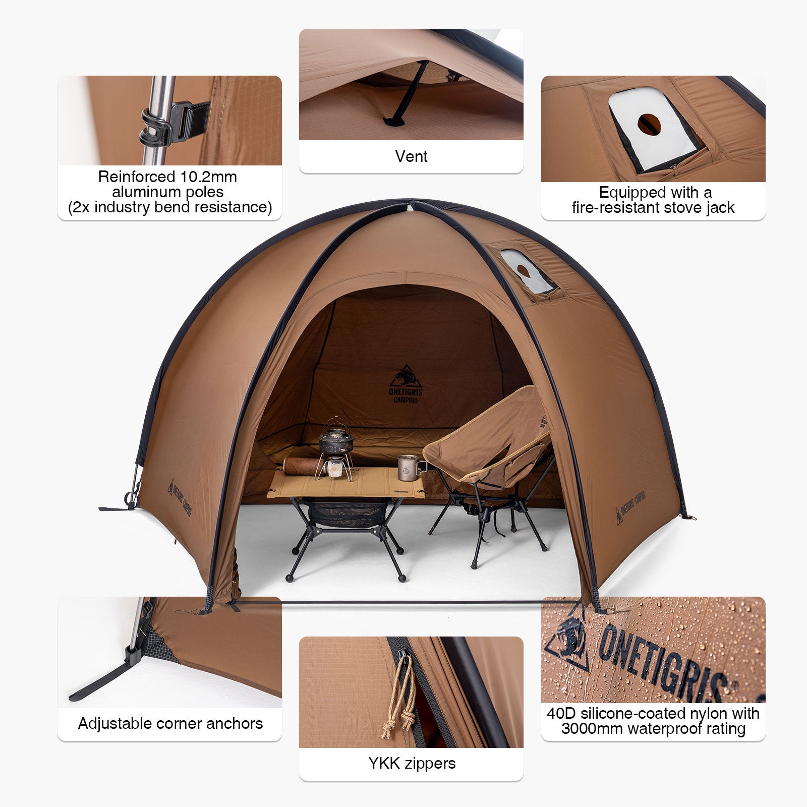 coco tent COCO NEST Solo Hot Tent