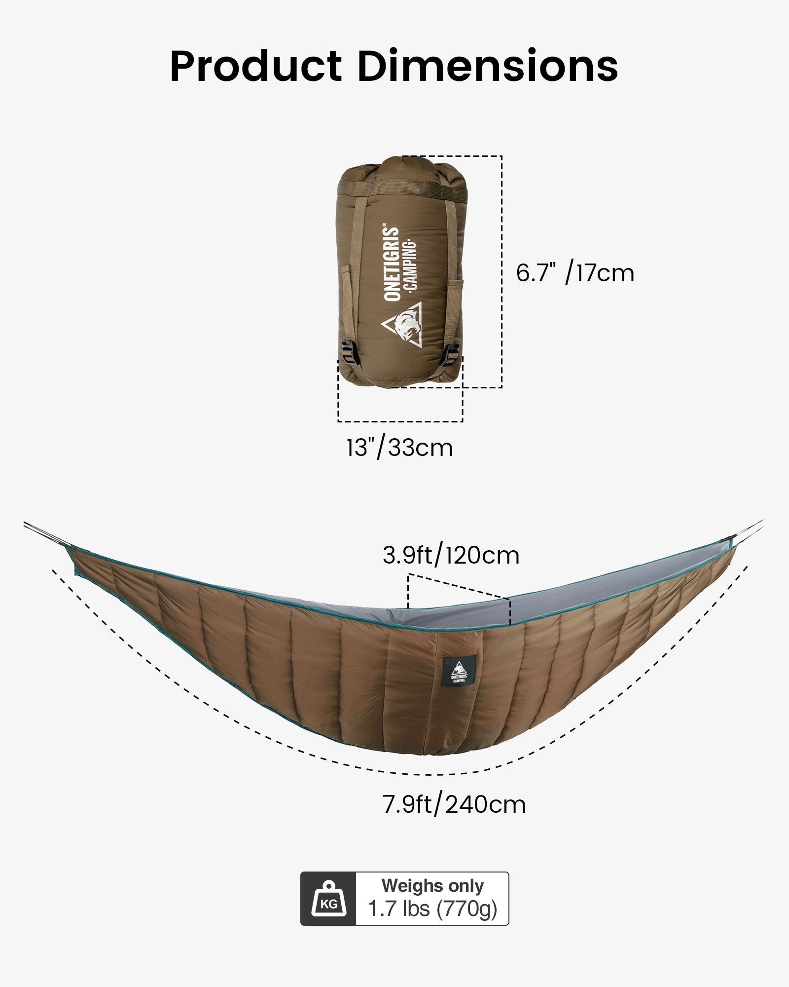 OneTigris HIDEOUT Hammock Underquilt