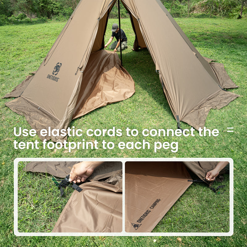 Rock Fortress Tent Footprint – OneTigris Camping