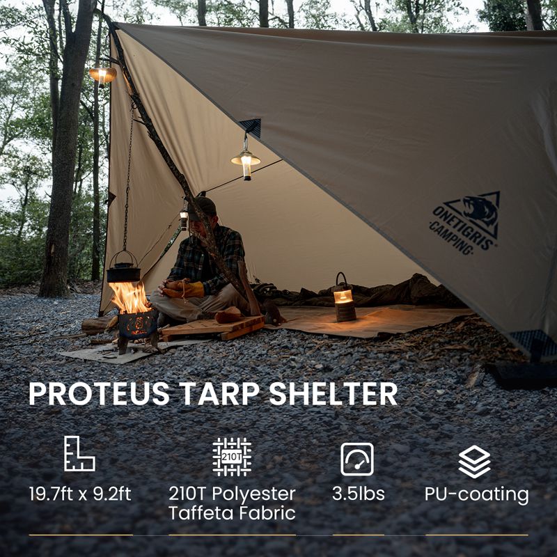 PROTEUS Rain Fly Camping Tarp 丨OneTigris – OneTigris Camping