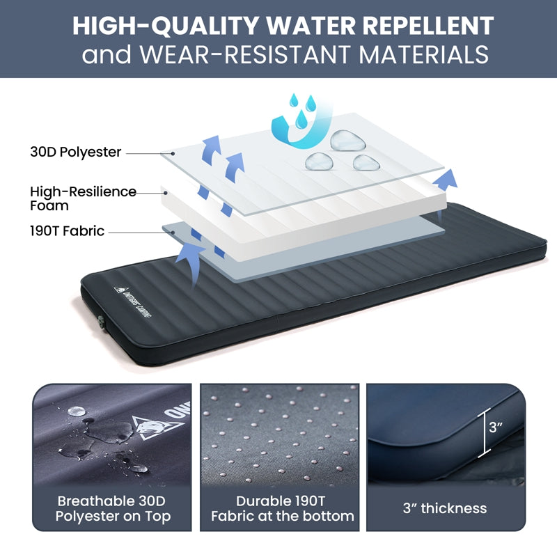 DREAMSTAR スリーピングパッド | OneTigris Camping