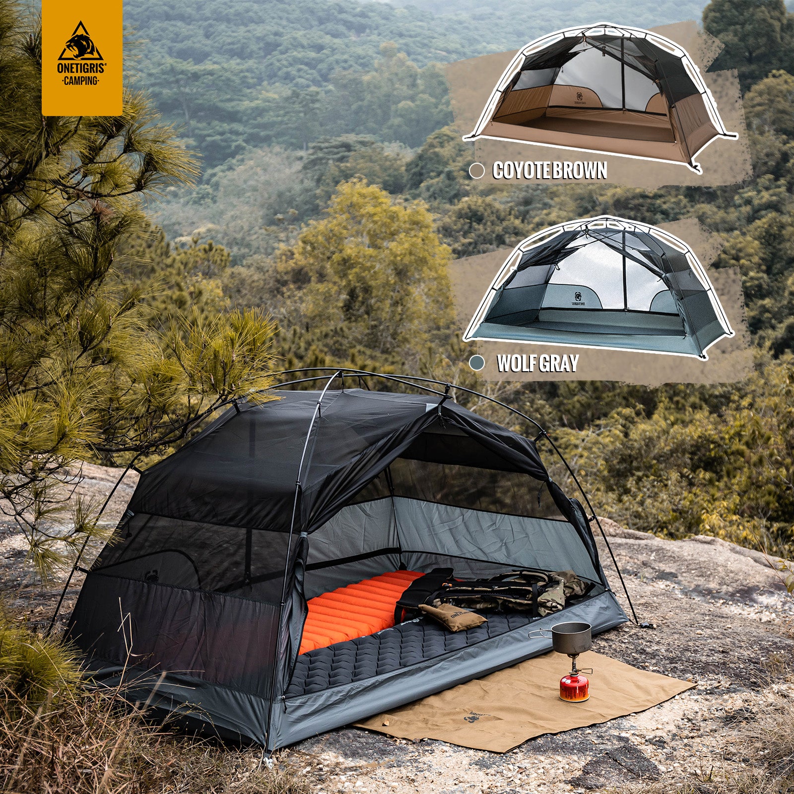 onetigris cosmitto ワンティグリス コスミット OneTigris COSMITTO Backpacking Tent | 3-Season double tent