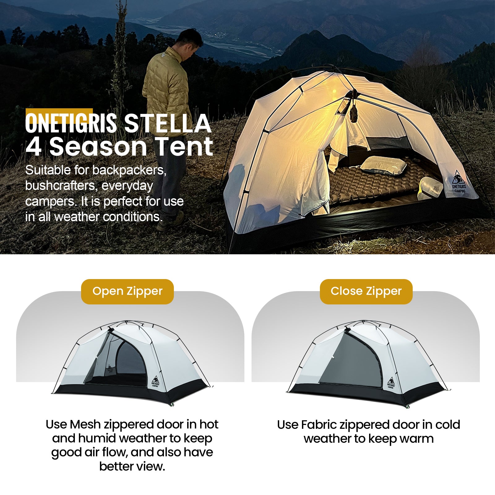【送料関税無料】 STELLA Camping Camping OneTigris – OneTigris | Tent テント・タープ