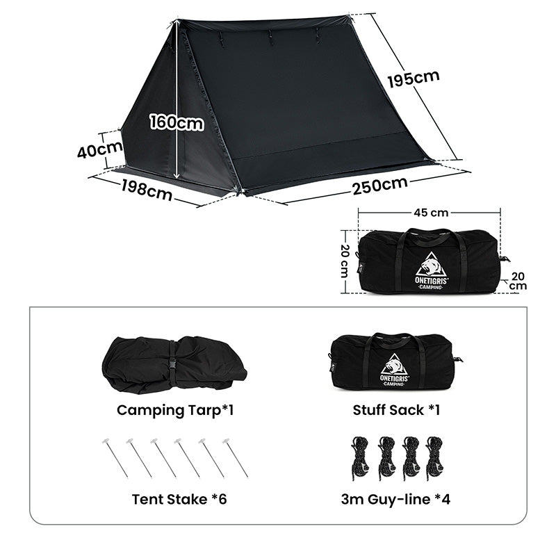 SOLO HOMESTEAD T/C Camping Tarp