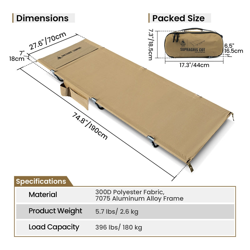 SUPRAGRIS Camping Cot