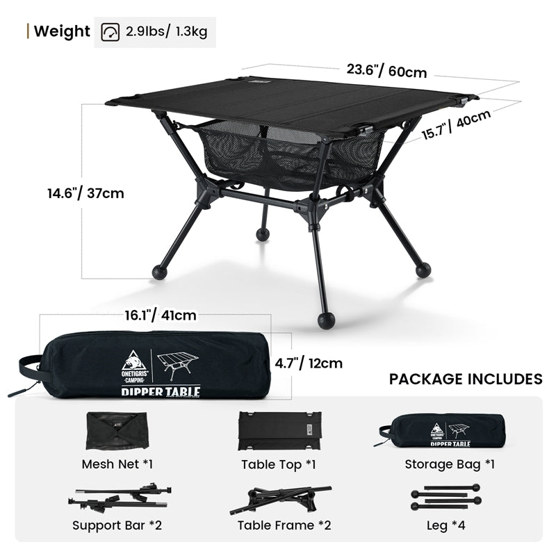 Dipper Camping Table