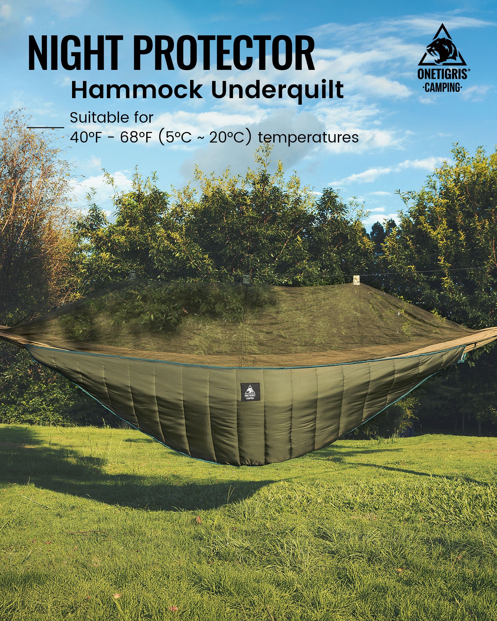 NIGHT PROTECTOR Under-quilt | OneTigris Camping