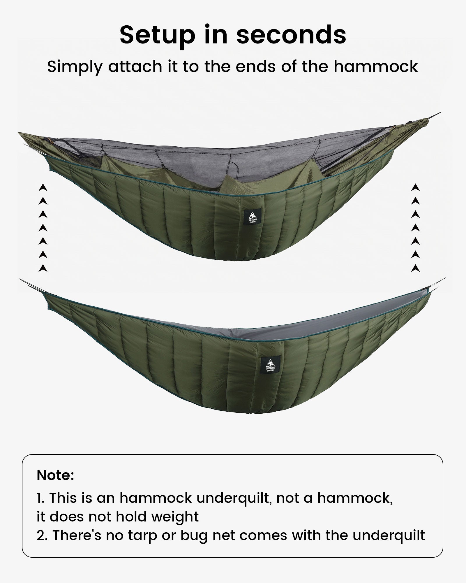 NIGHT PROTECTOR Under-quilt | OneTigris Camping