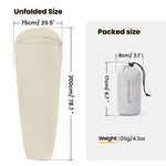 Lightweight Sleeping Bag Liner Product Dimensions