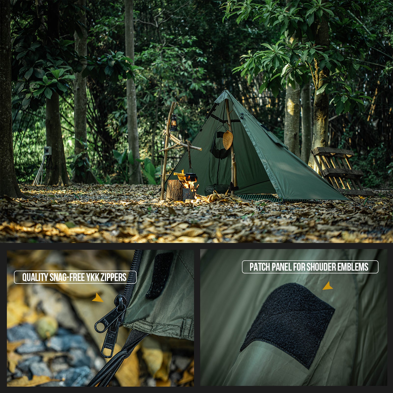 TENTSFORMER Poncho Shelter | Onetigris Camping – OneTigris Camping