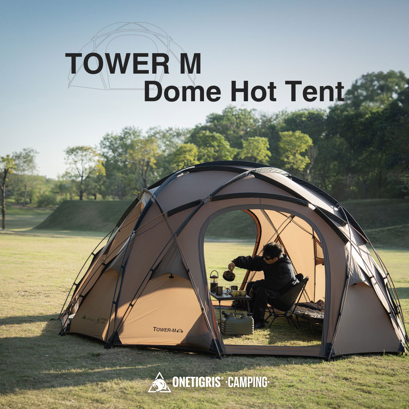 onetigris zelt TOWER M Camping Tent