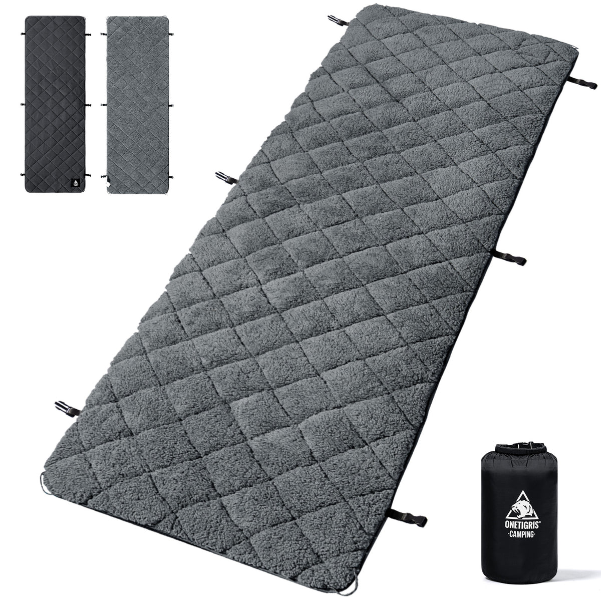 DOUBLE-SIDED  Folding Camping Mattress Pad