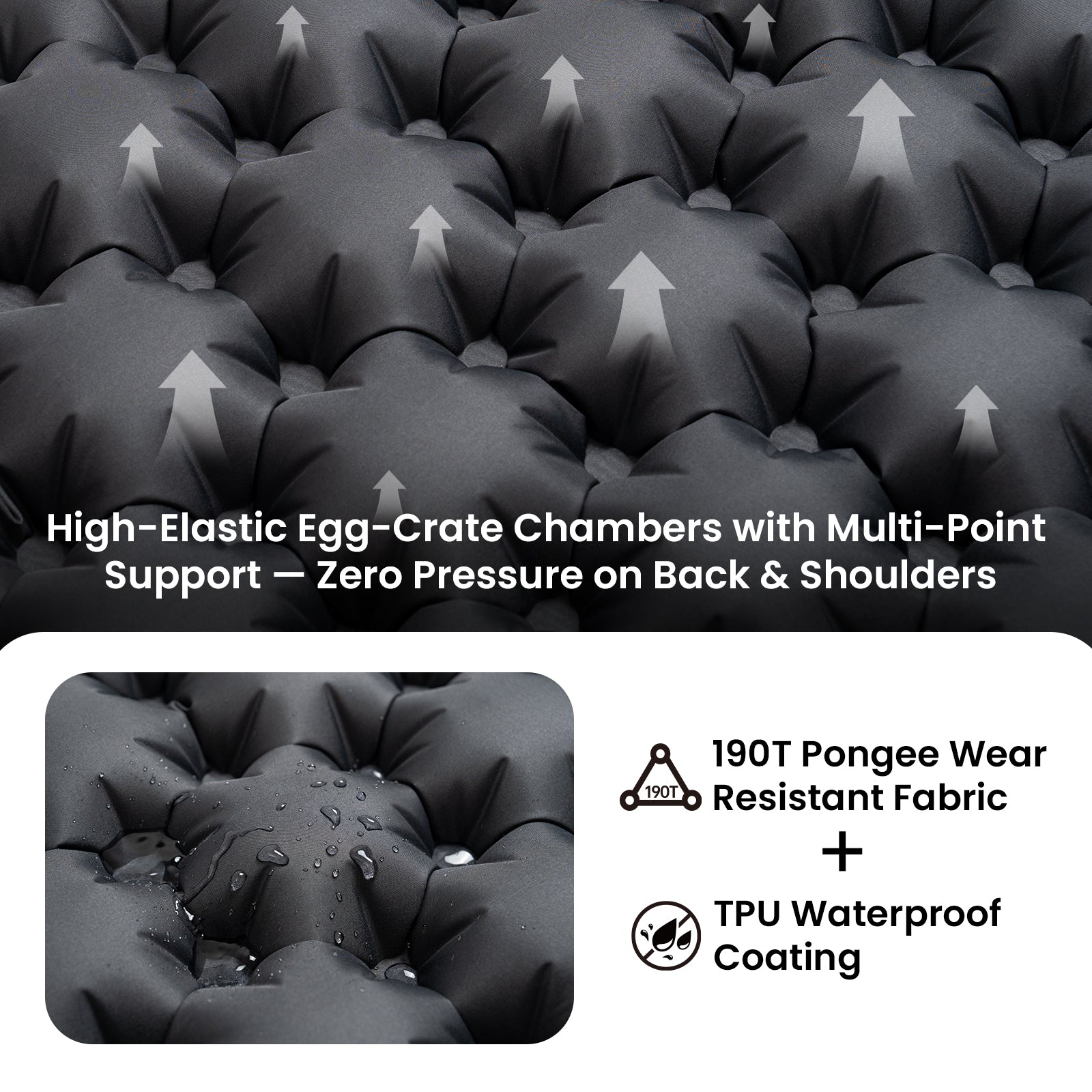 BLACKCRYSTAL Sleeping Pad 