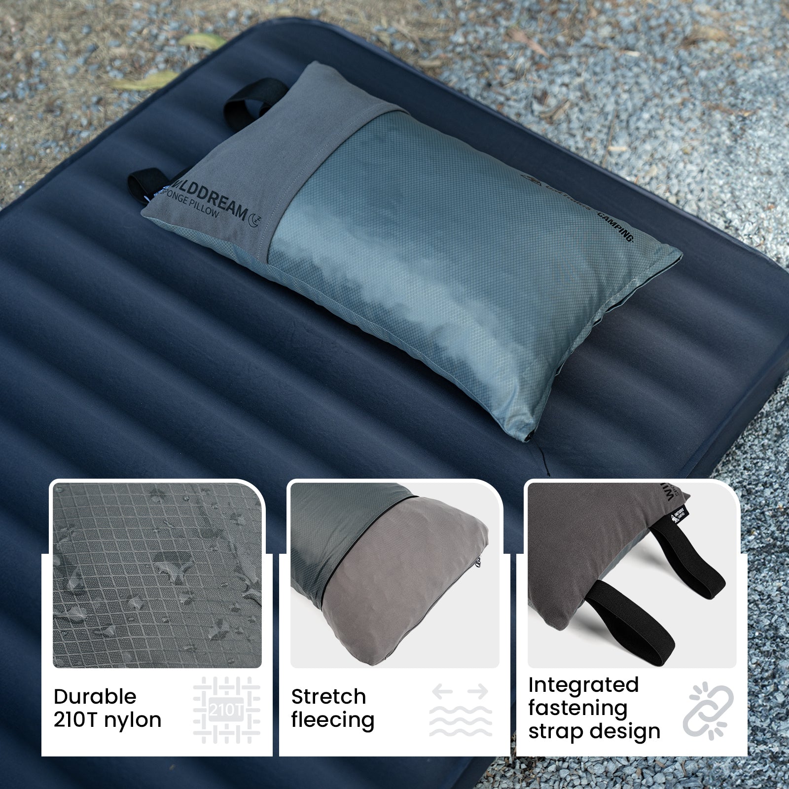 Wilddream Memory Foam Pillow – OneTigris Camping