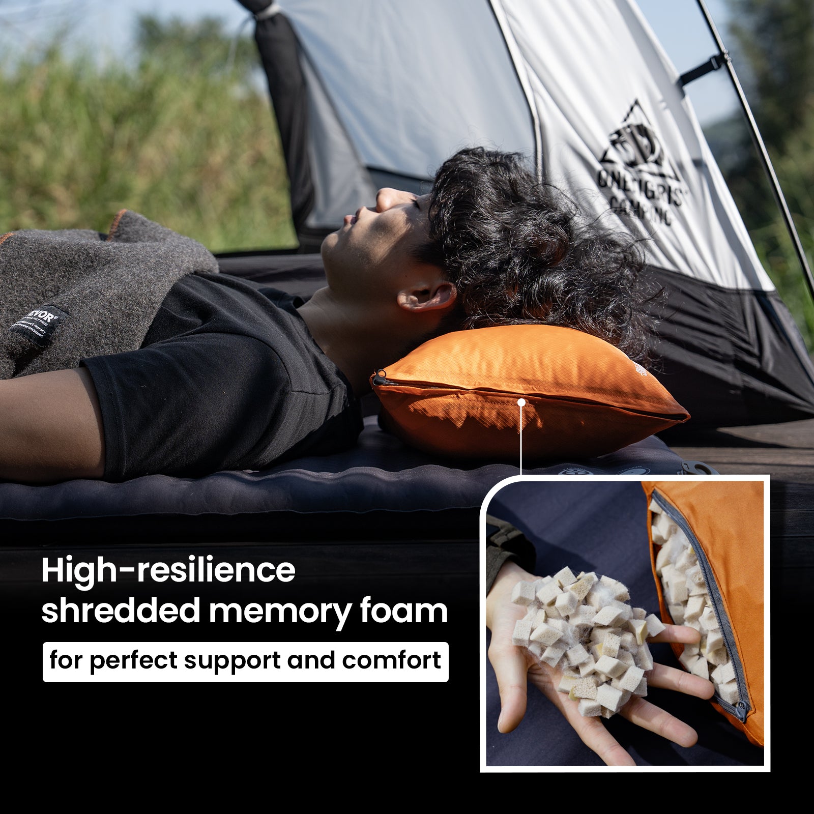 Wilddream Memory Foam Pillow – OneTigris Camping