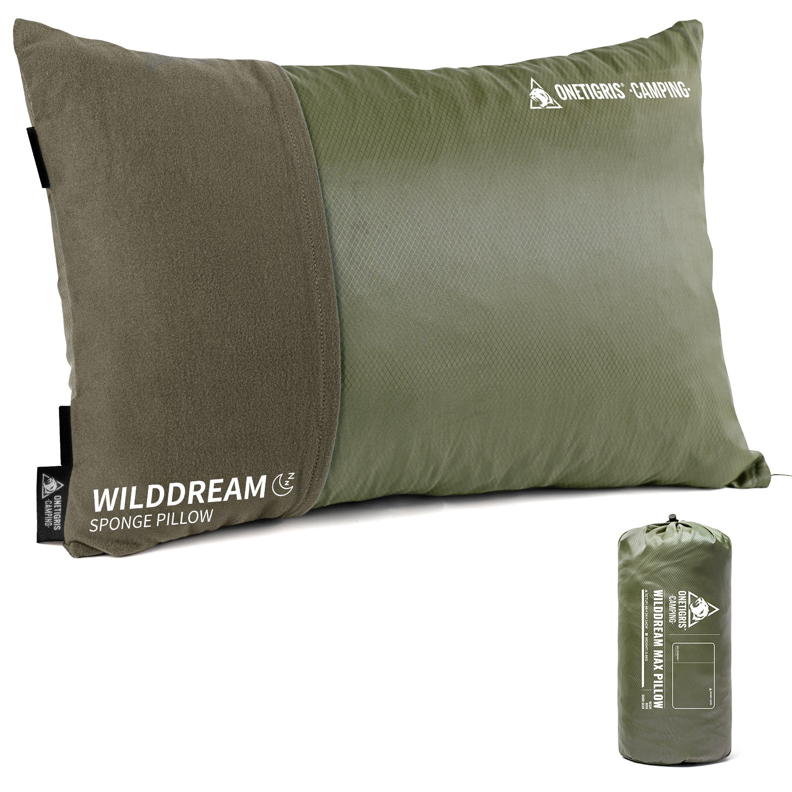 Wilddream MAX Memory Foam Pillow – OneTigris Camping