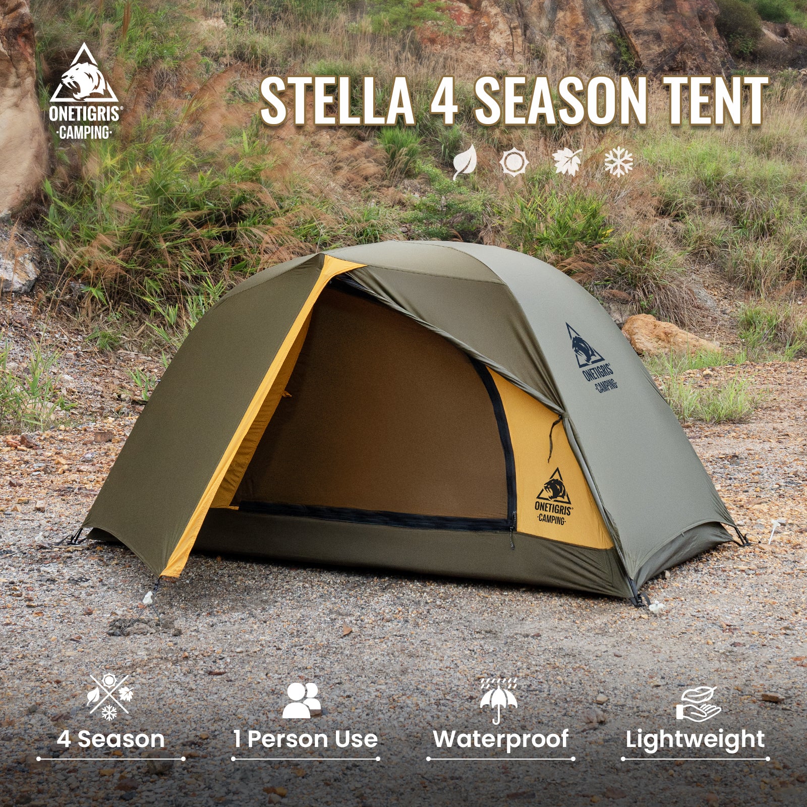 STELLA  4 Seasons Single Camping Tent
