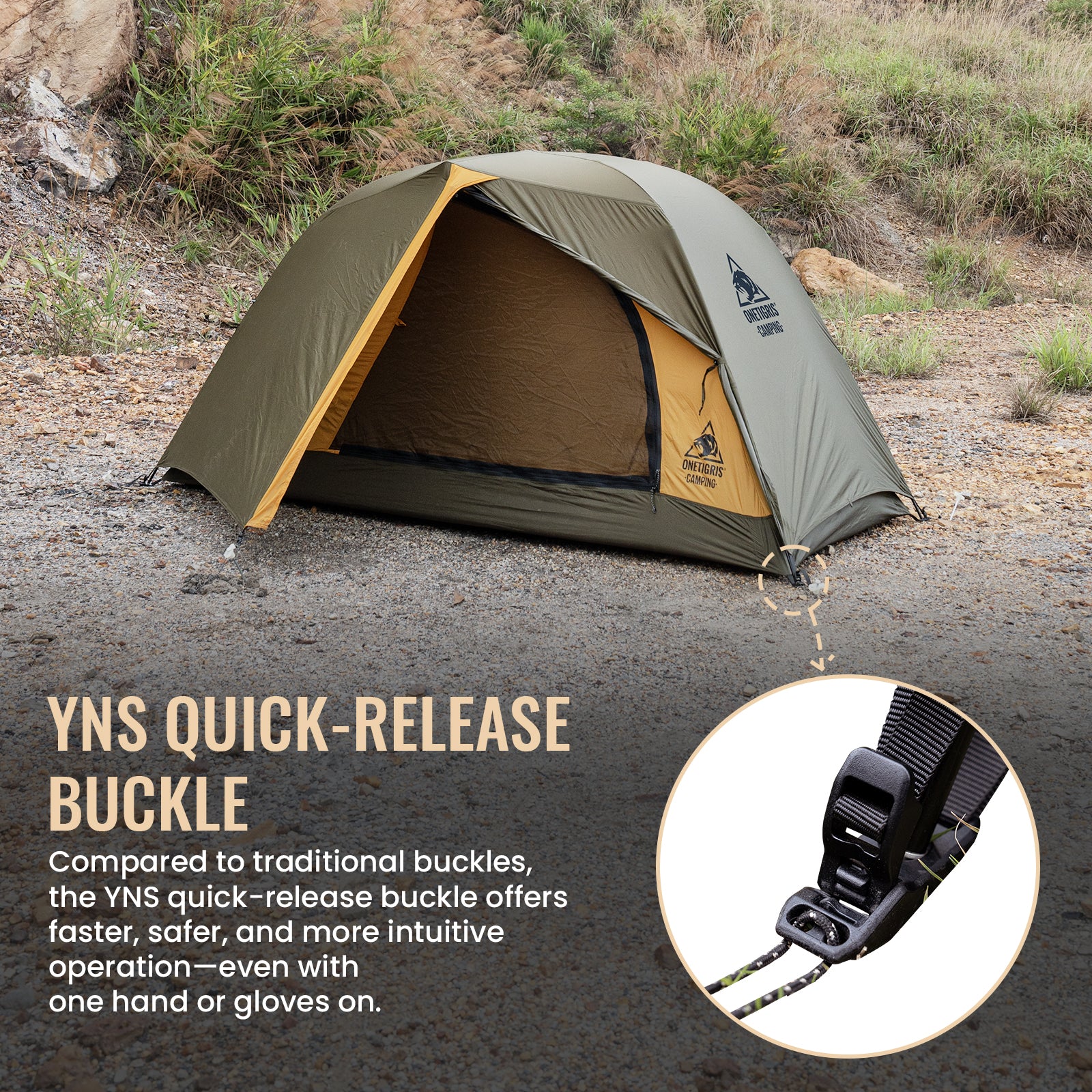 hand tent STELLA 4 Seasons Single Camping Tent