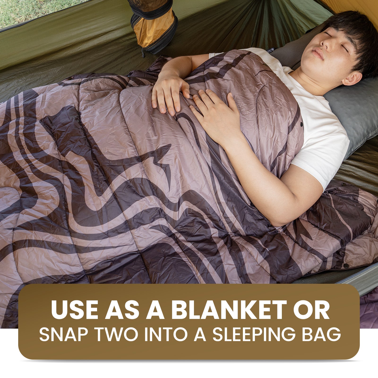 OneTigris Digital Printed Camping Blanket