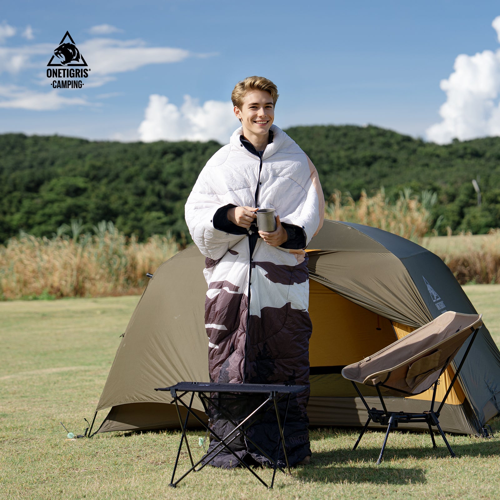 OneTigris Digital Printed Camping Blanket