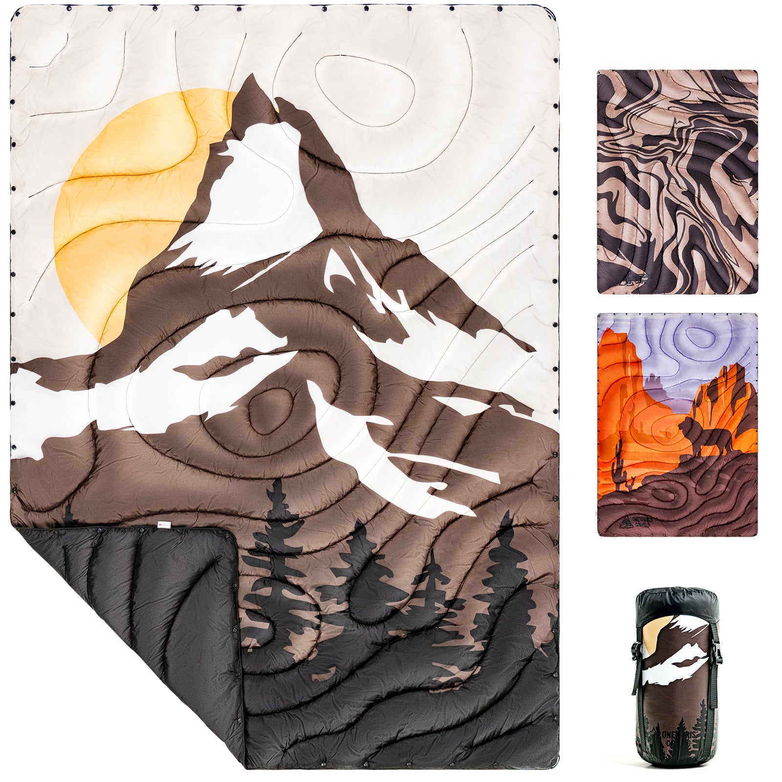 OneTigris Digital Printed Camping Blanket