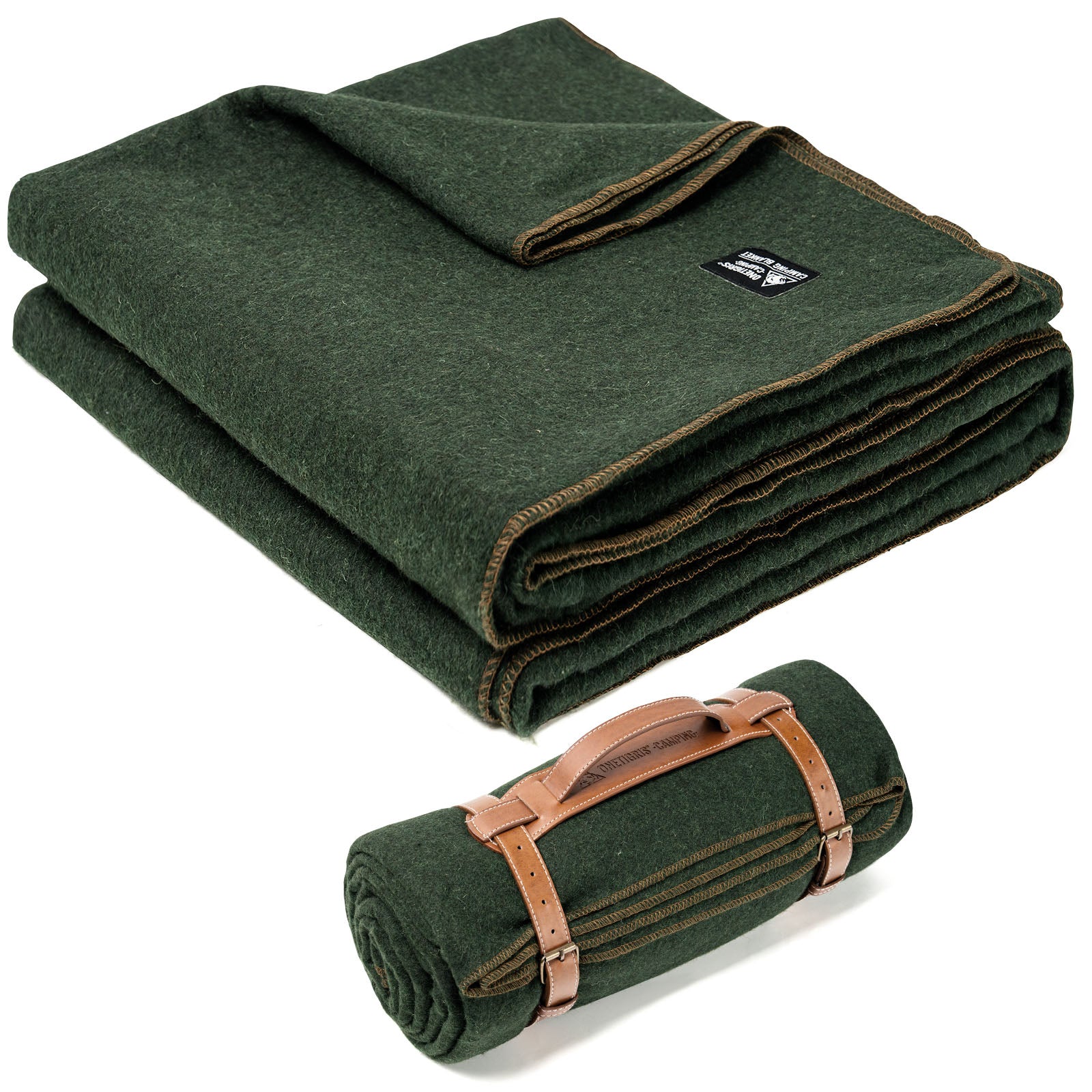 Onetigris Camping Outdoor Camping Wool Blanket