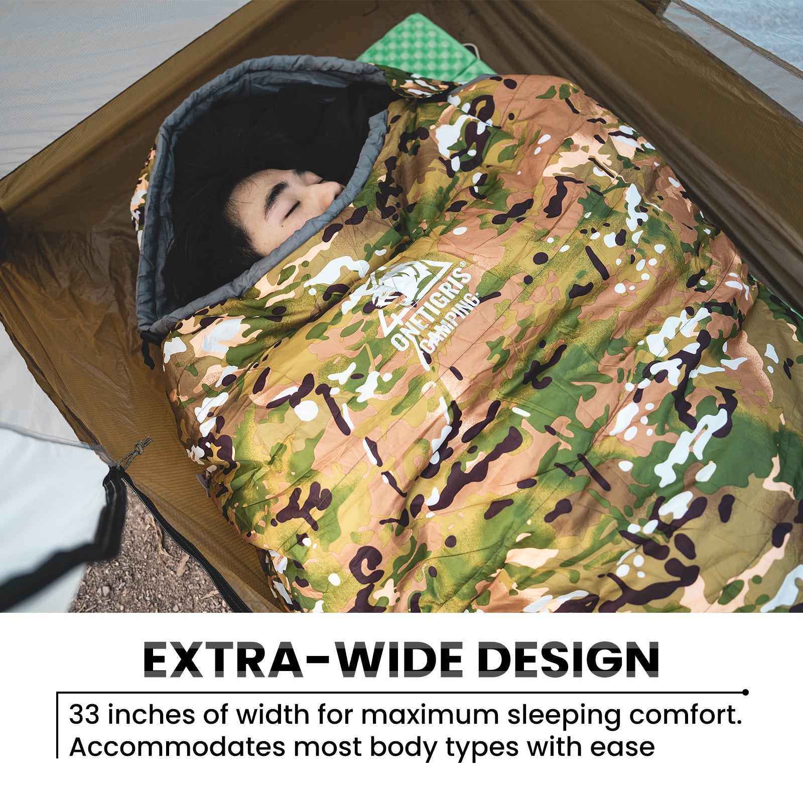 Light Patrol 4 Season Mummy Sleeping Bag| OneTigris – OneTigris