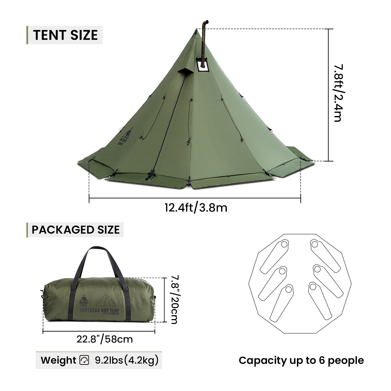 Rock Fortress Hot Tent