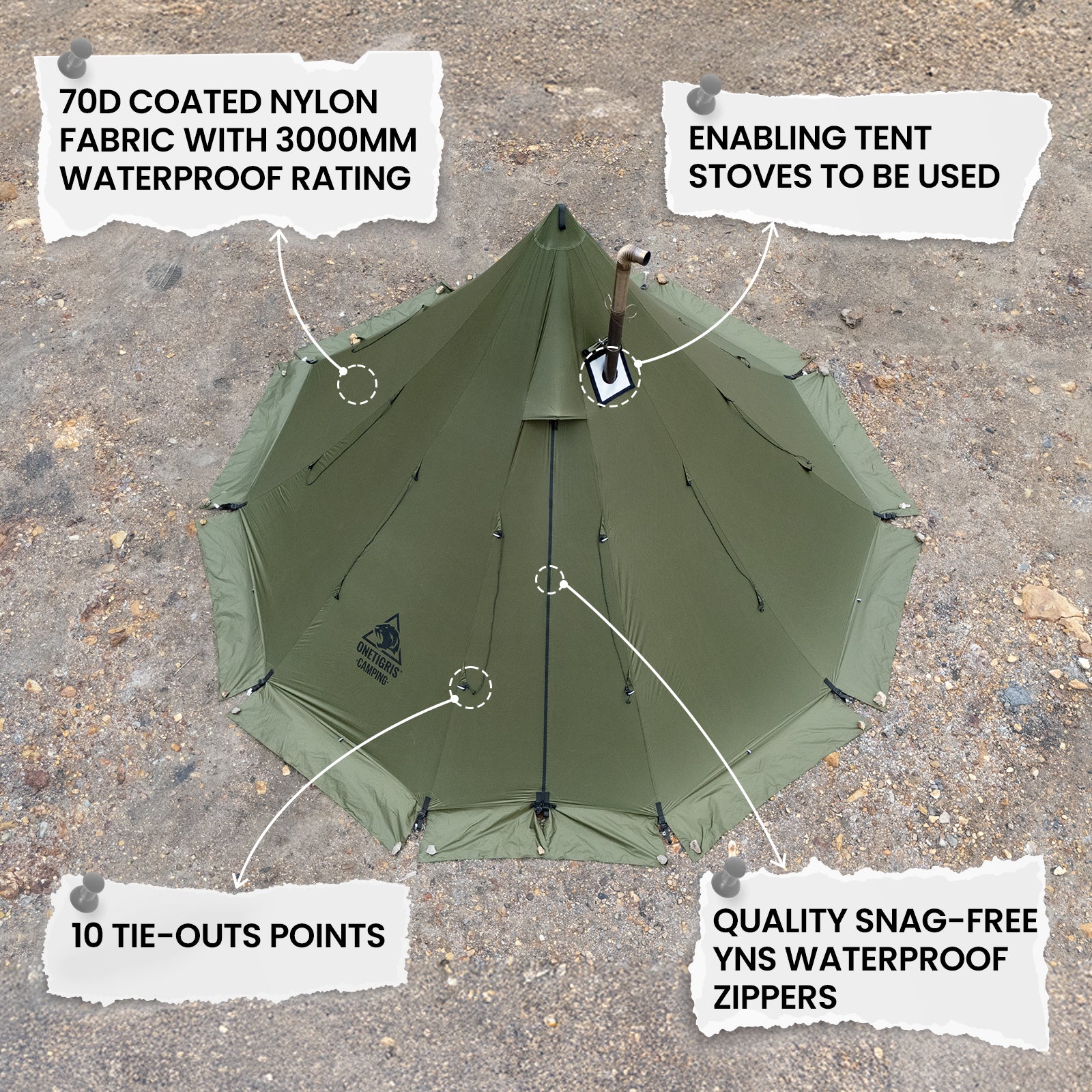 Rock Fortress Hot Tent