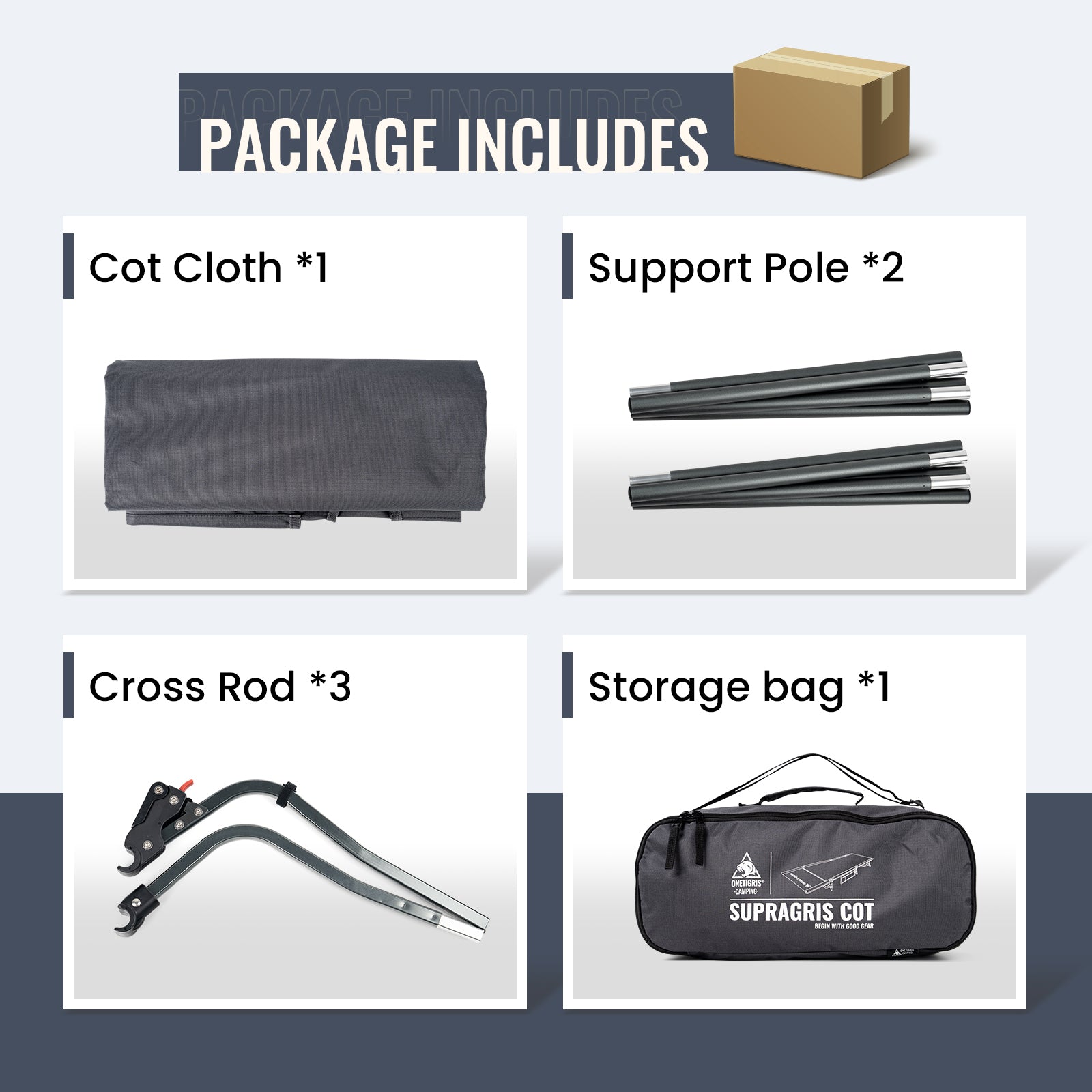 SUPRAGRIS Camping Cot