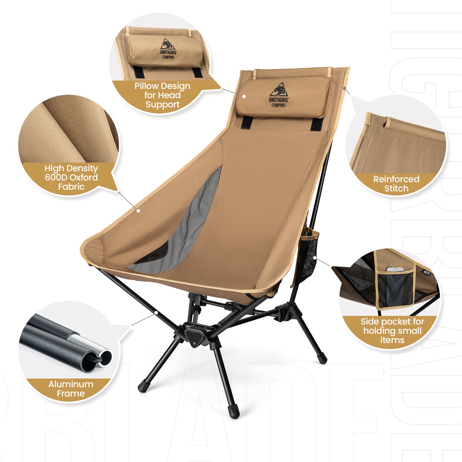 Tigerblade High Back Camping Chair 07