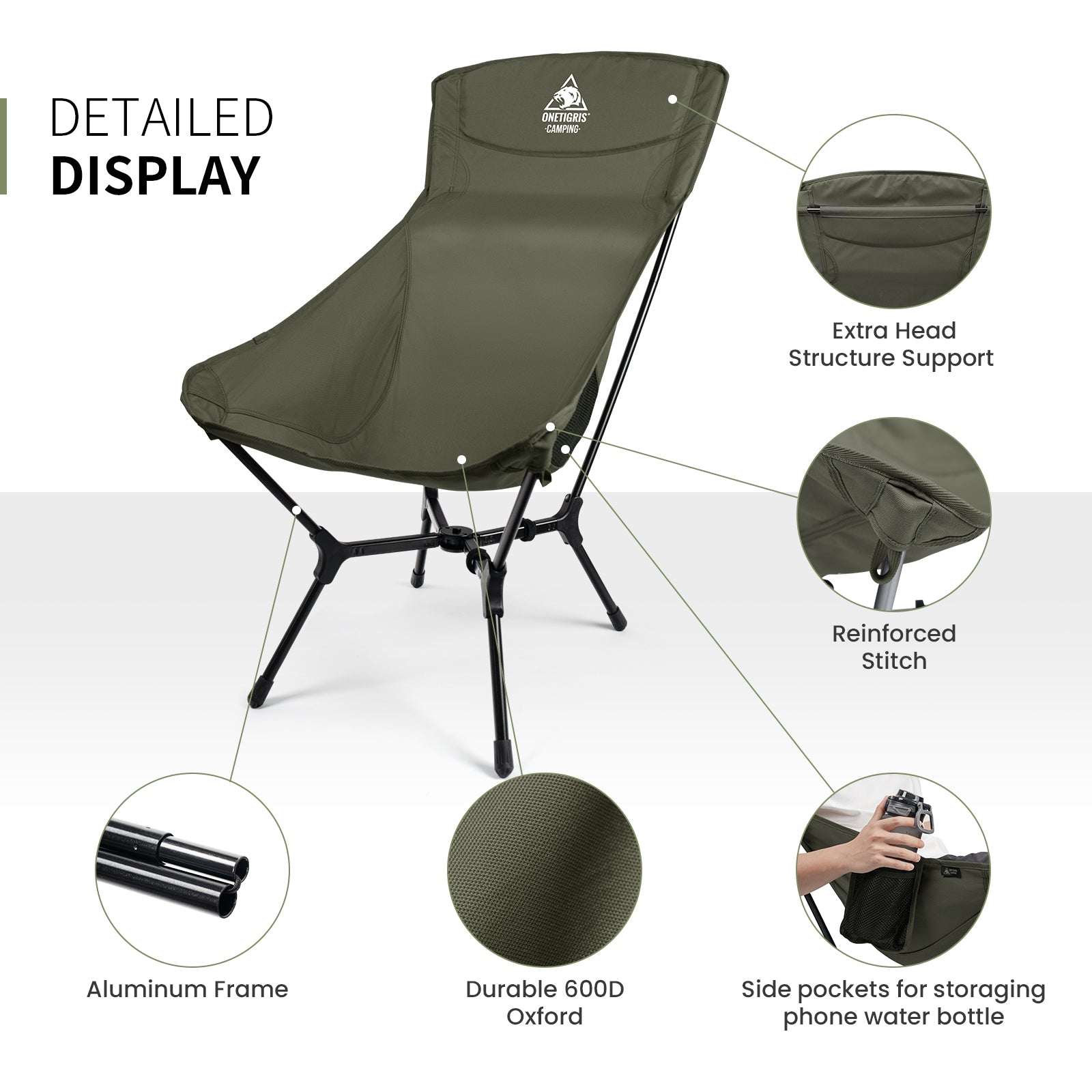 OASISFLEX High Back Camping chair