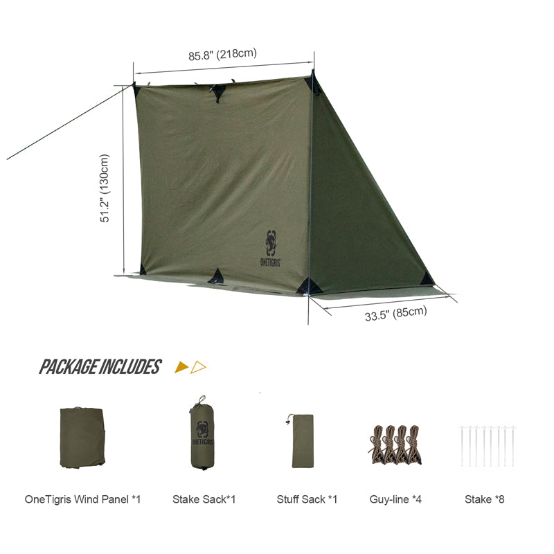 BULLBAT T/C Camping Tarp