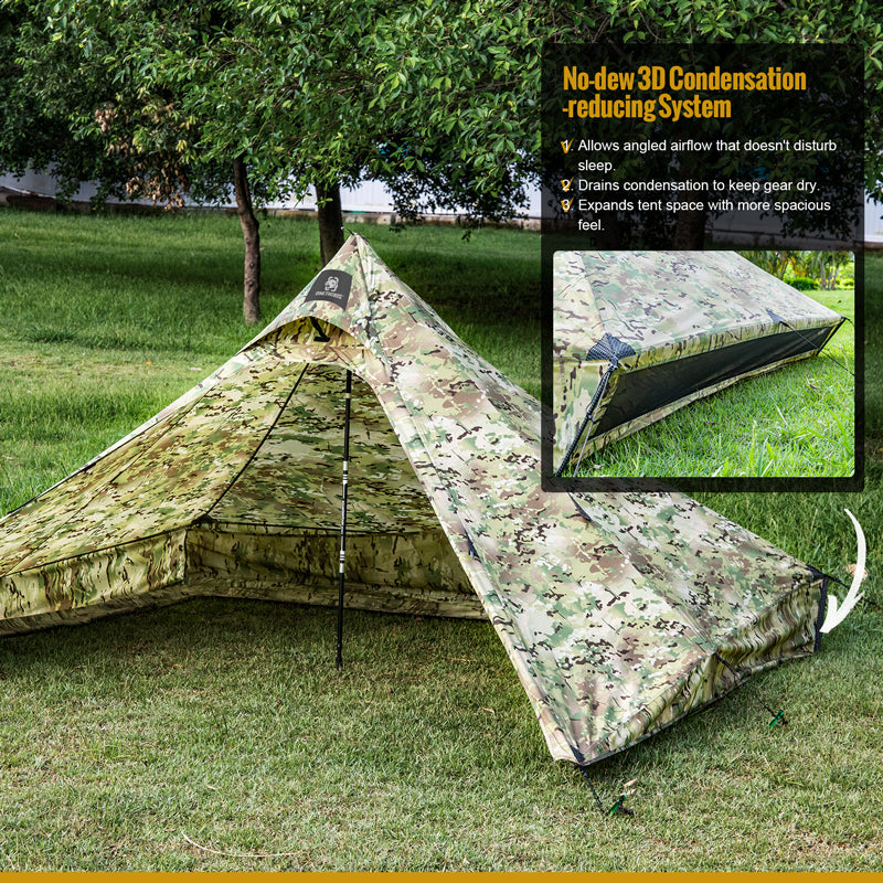 OneTigris TETRA Ultralight Tent Person – OneTigris Camping