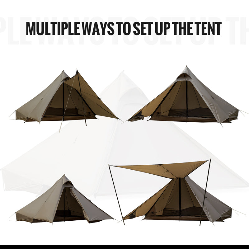 ultralight tipi tent OneTigris TETRA Ultralight Tent 2 Person – OneTigris Camping