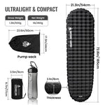 LITEJADE- AIR Inflating Mattress product size