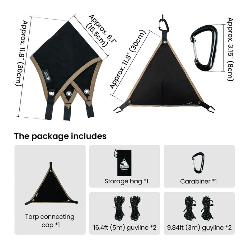 Tarp Connection Cap 丨OneTigris – OneTigris Camping